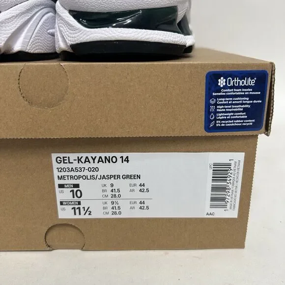 ASICS Gel-Kayano 14 “Metropolis Jasper Green” 2024